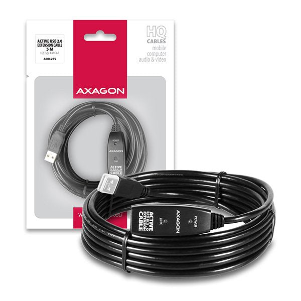 EAN 8595247902320 - Axagon ADR-205 cable USB USB 2.0 5 m USB A Negro imagen 4