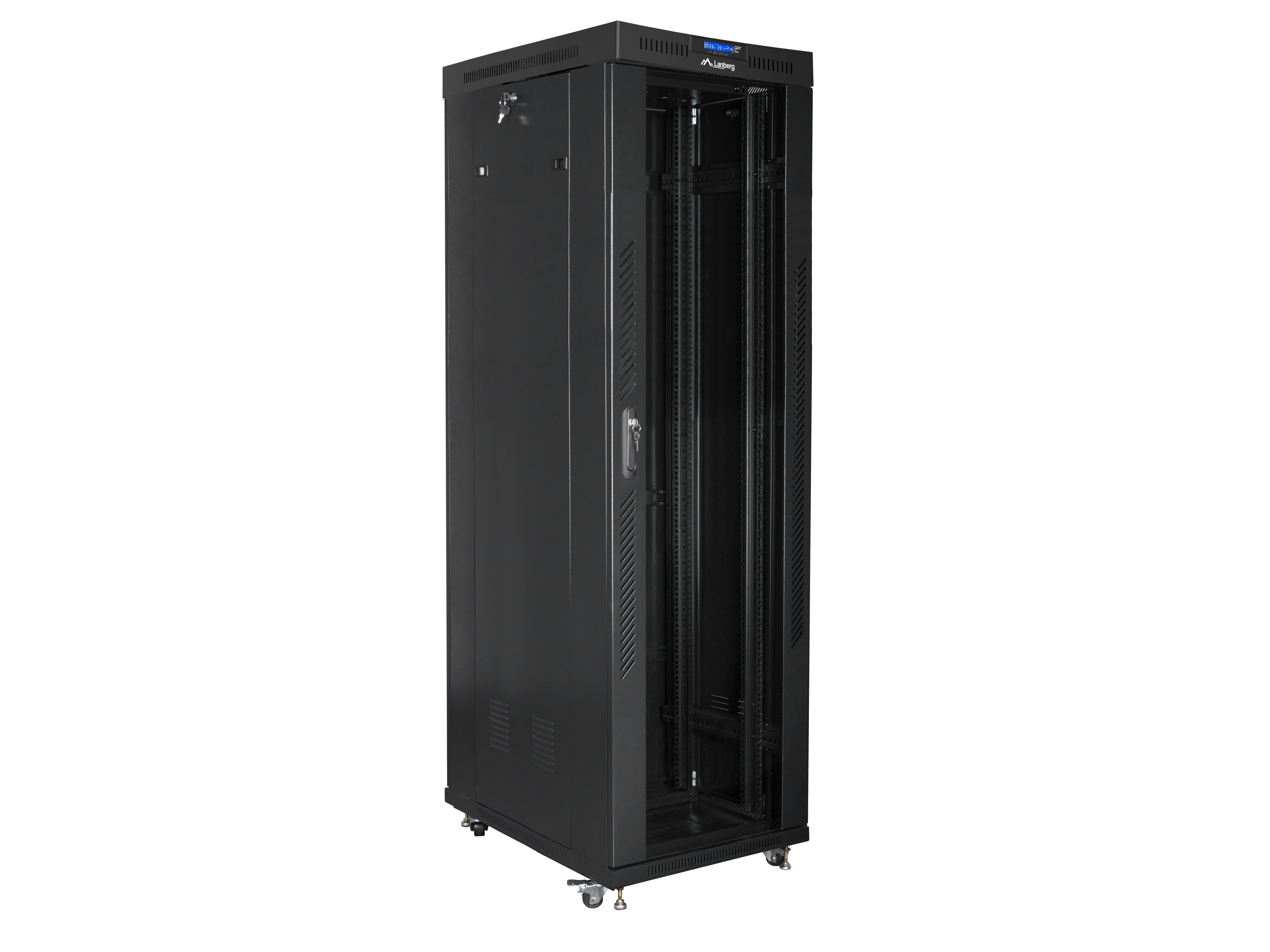 EAN 5901969423686 - Lanberg FF01-6042-12B armario rack 42U Rack o bastidor independiente Negro imagen 3