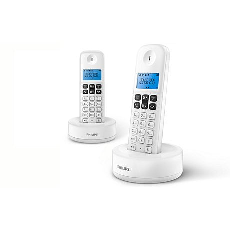 EAN 4895229101098 - Philips D1612W/34 teléfono Teléfono DECT Identificador de llamadas Blanco imagen 1