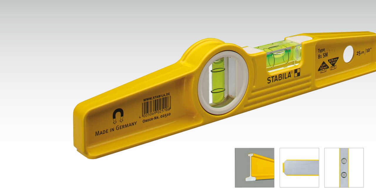 EAN 4005069025106 - Stabila 02510 nivel 0,25 m Amarillo imagen 1