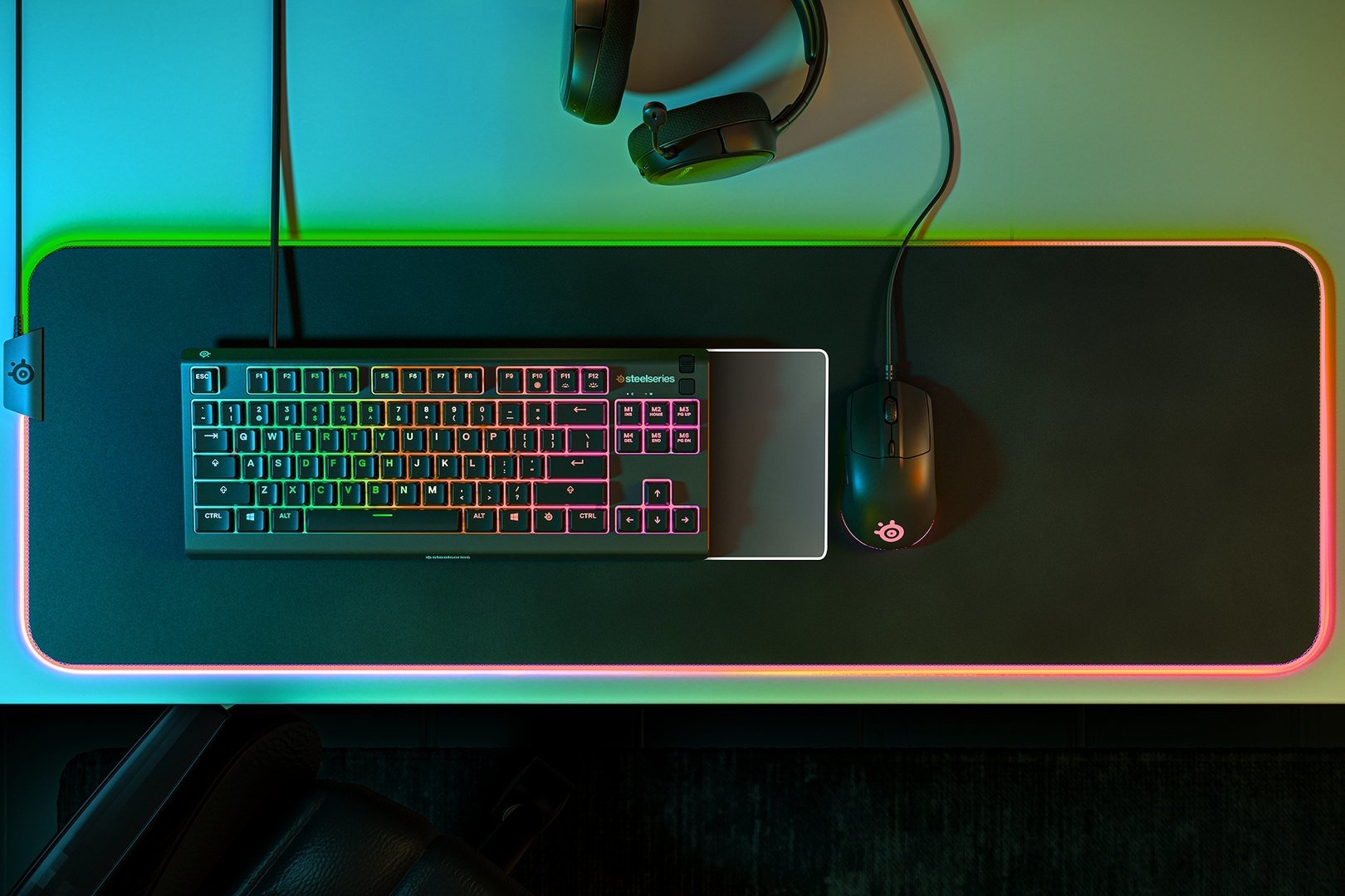 EAN 5707119044790 - Steelseries APEX 3 TKL teclado Juego USB QWERTY Inglés de EE. UU. Negro imagen 3