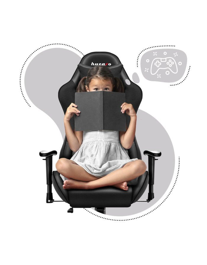 EAN 5903796010244 - Huzaro Ranger 6.0 Black Silla para videojuegos universal Asiento (de seguridad) de butaca Negro imagen 9