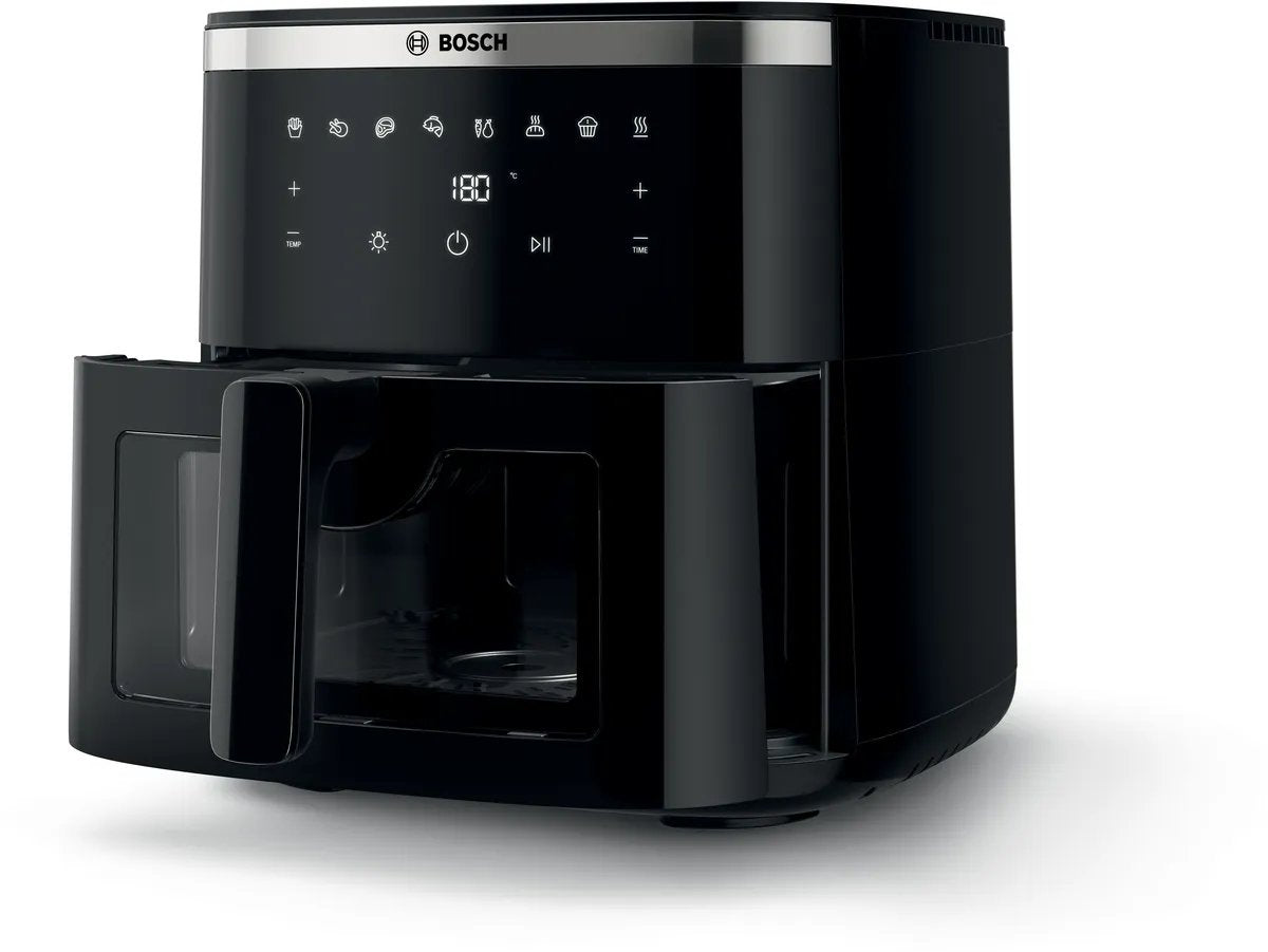 Bosch Serie 6 Mafs2671b Freidora Sencillo 7,2 L Independiente 1800 W Freidora De Aire Caliente Negro