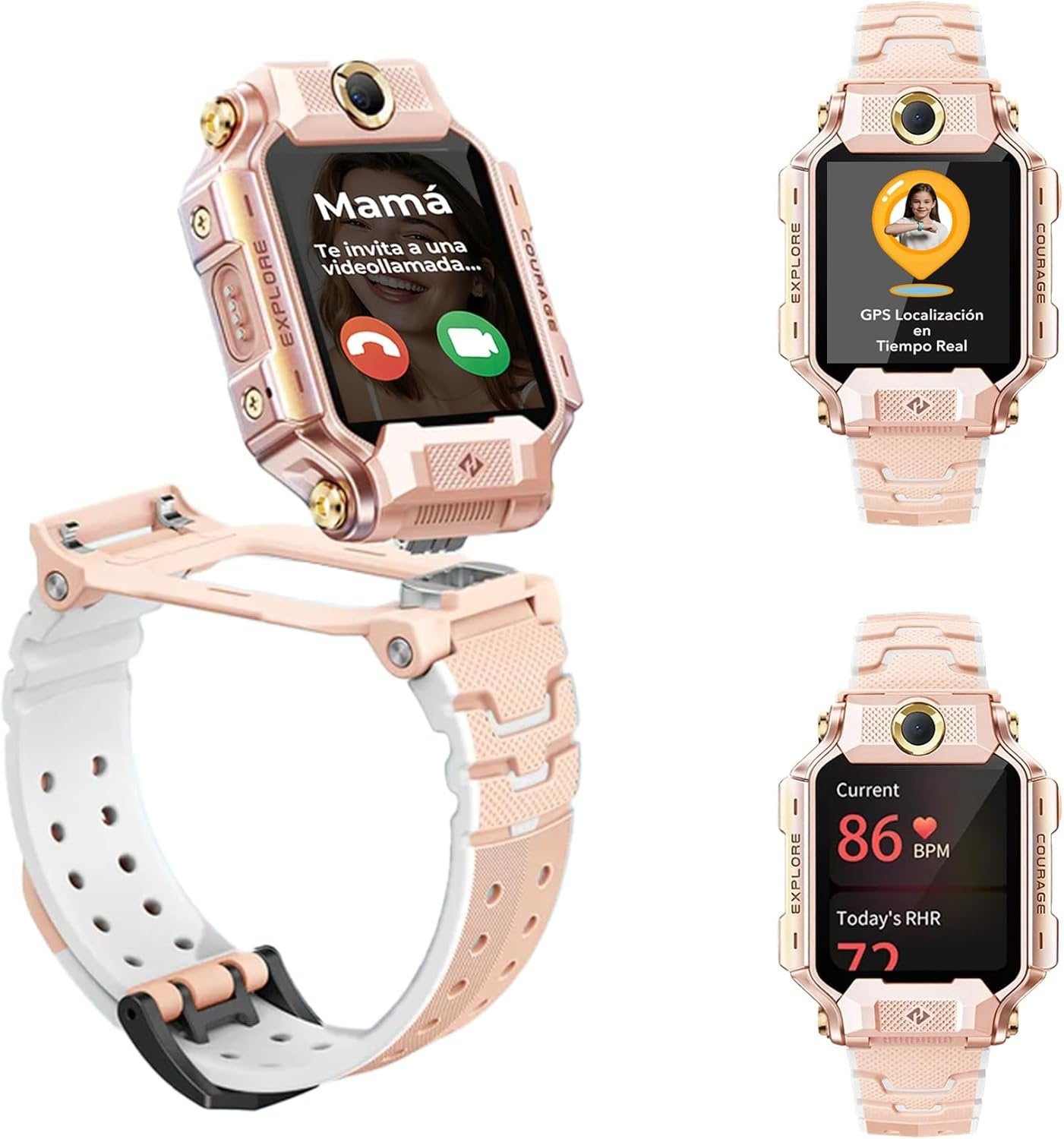 Imoo Watch Phone X10 Pink Kinder Smart-Watch