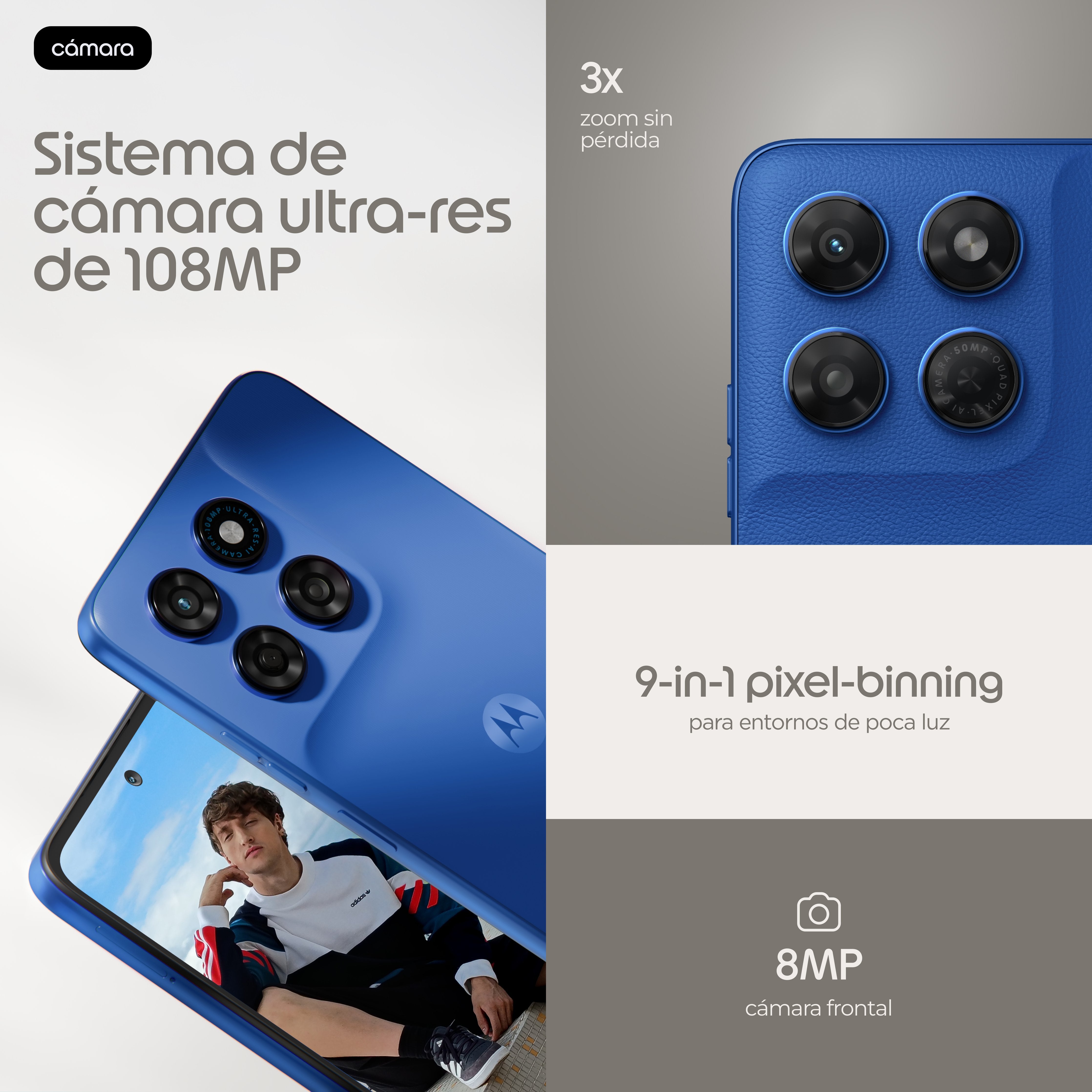 EAN 0840493620503 - Motorola moto g47 16,9 cm (6.67") SIM doble Android 16.0 5G USB Tipo C 8 GB 128 GB 5200 mAh Azul imagen 6