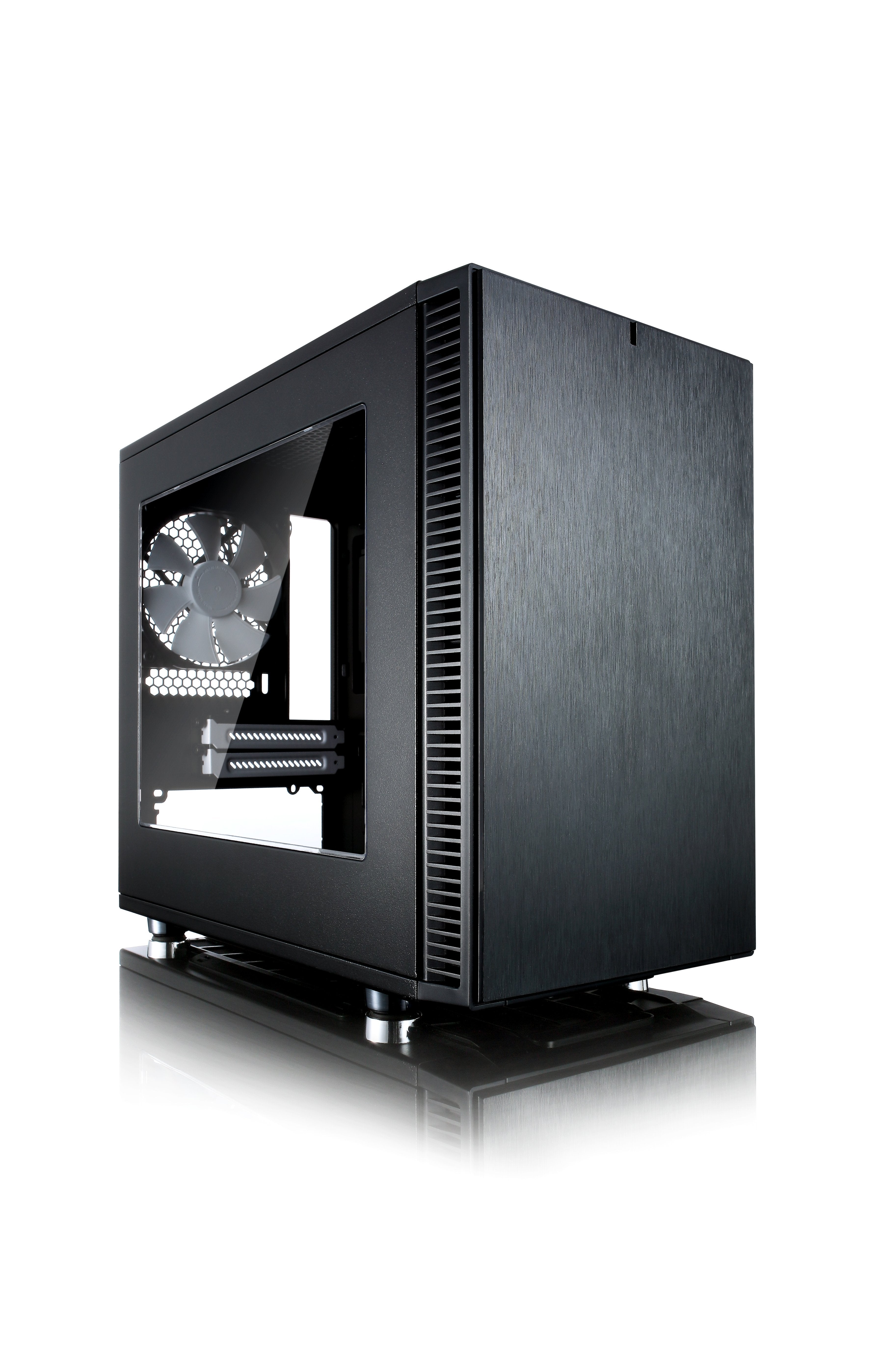 Caja Pc Fractal Design Nano S Negra Con Ventana