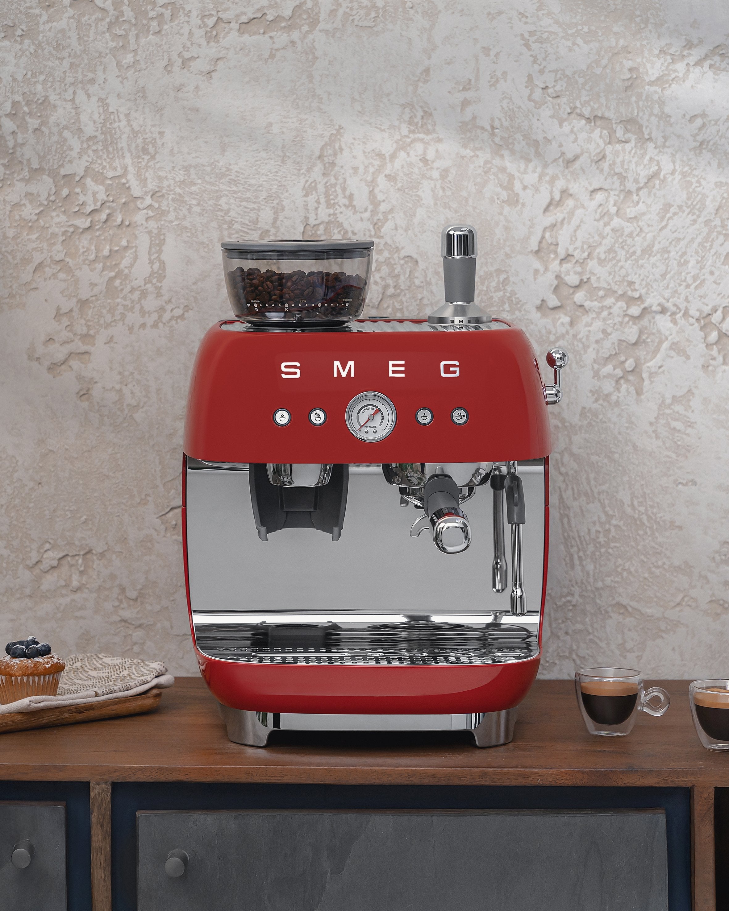 EAN 8017709329822 - Smeg EGF03RDEU cafetera eléctrica Manual Máquina espresso 2,4 L imagen 18