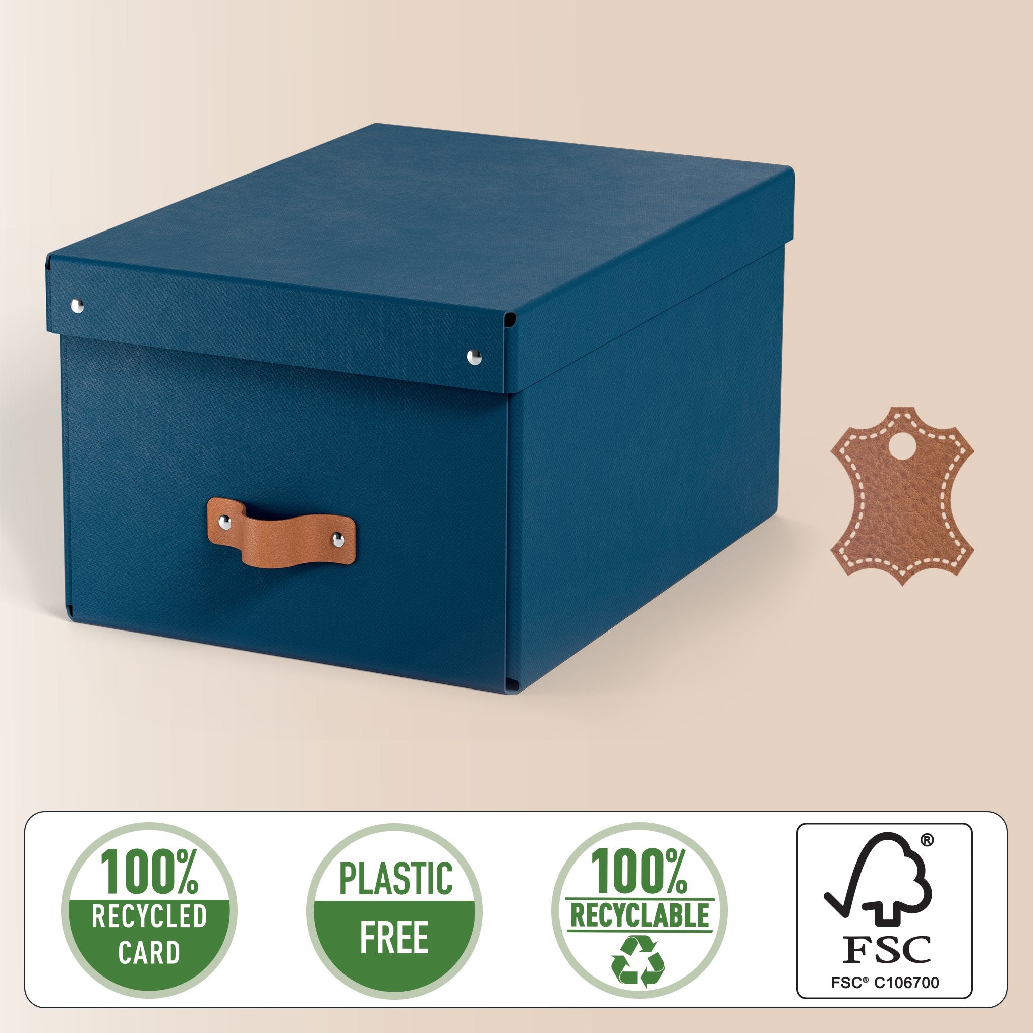 EAN 4002432136469 - Leitz 61490068 caja de almacenaje Caja de cartón Azul imagen 4
