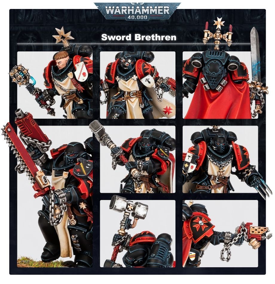 Warhammer 40k - Negro Templars Frres D'Pe