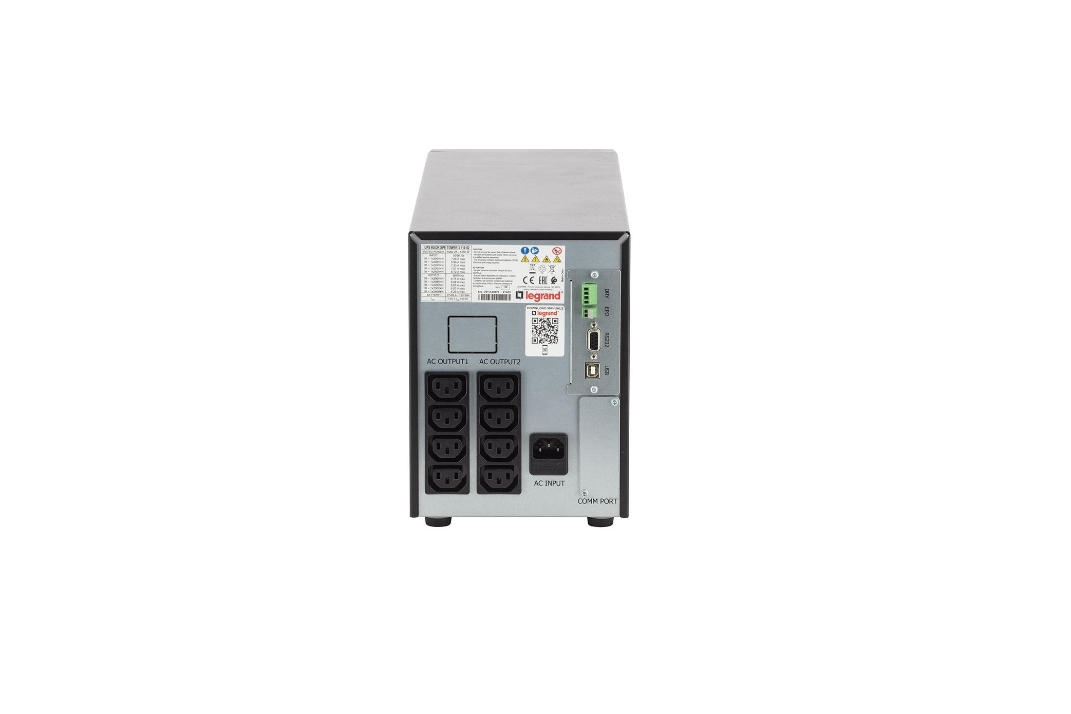 EAN 3414972083485 - Legrand Keor ASI SPE tower 1.5KVA sistema de alimentación ininterrumpida (UPS) Línea interactiva 1,5 kVA imagen 4