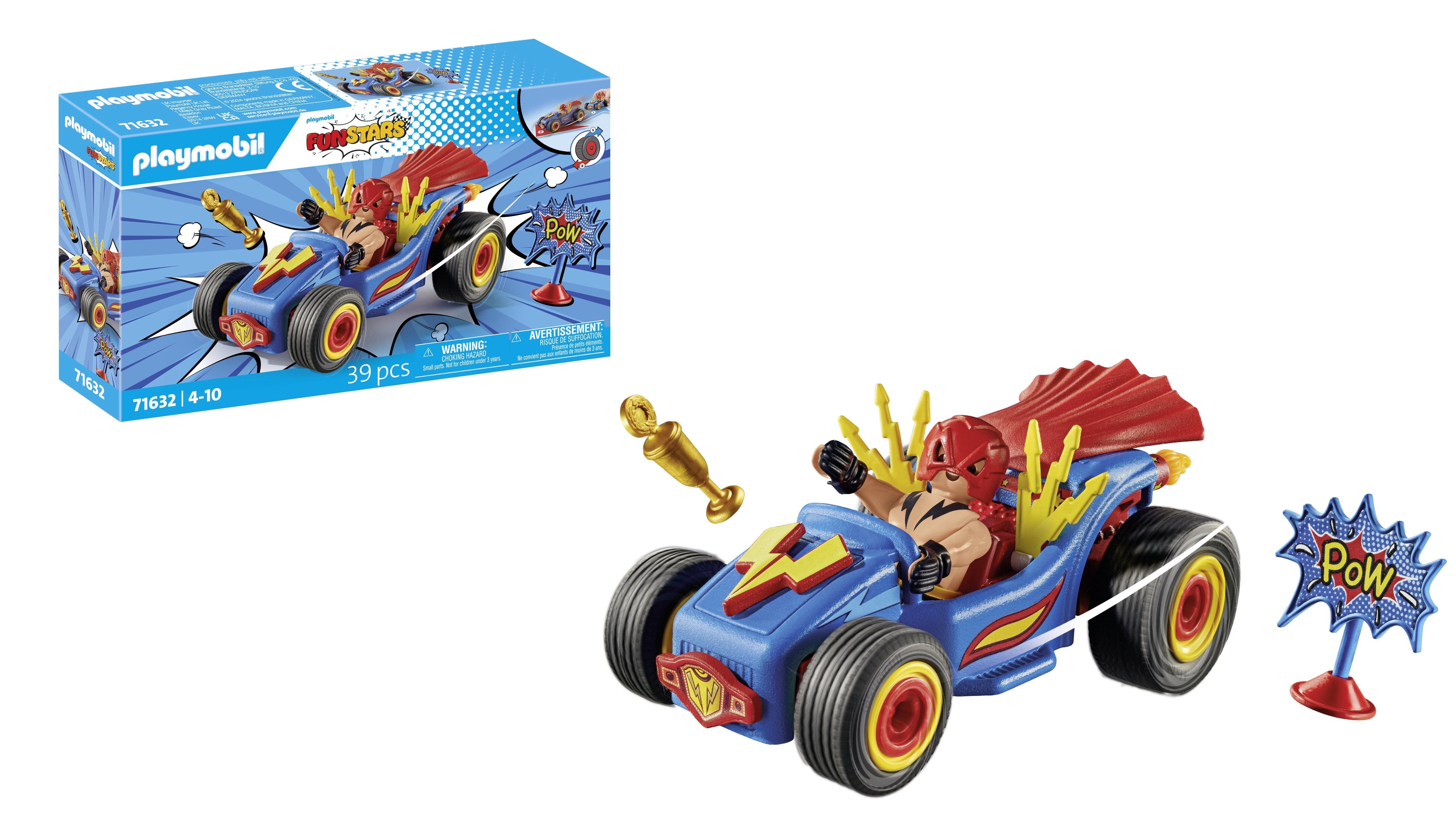 Playmobil 71632 Funstars Racing Luchador Juguete De Construcción 71632
