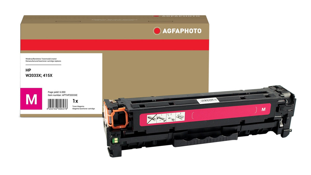 EAN 4250164896476 - AgfaPhoto APTHP2033XE cartucho de tóner 1 pieza(s) Compatible Magenta imagen 1
