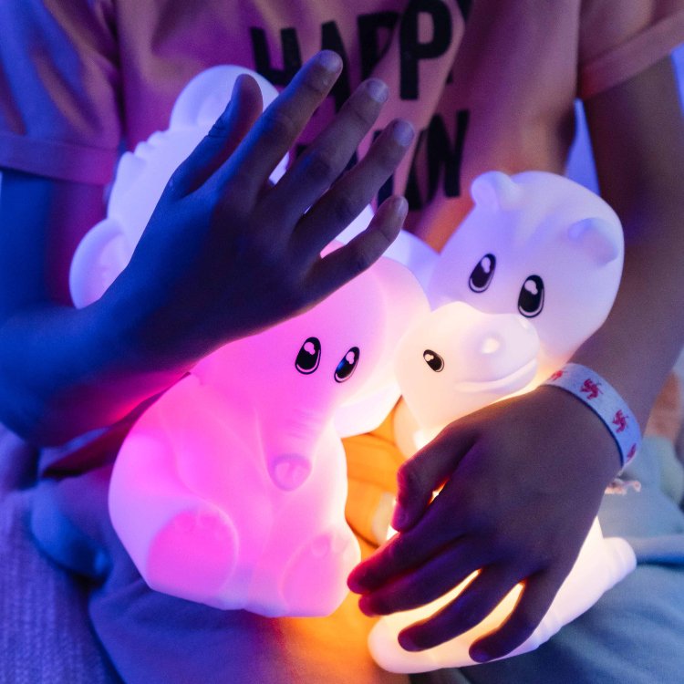 Kidywolf Nachtlicht Mit Farb- Wechsel Elefant 15cm