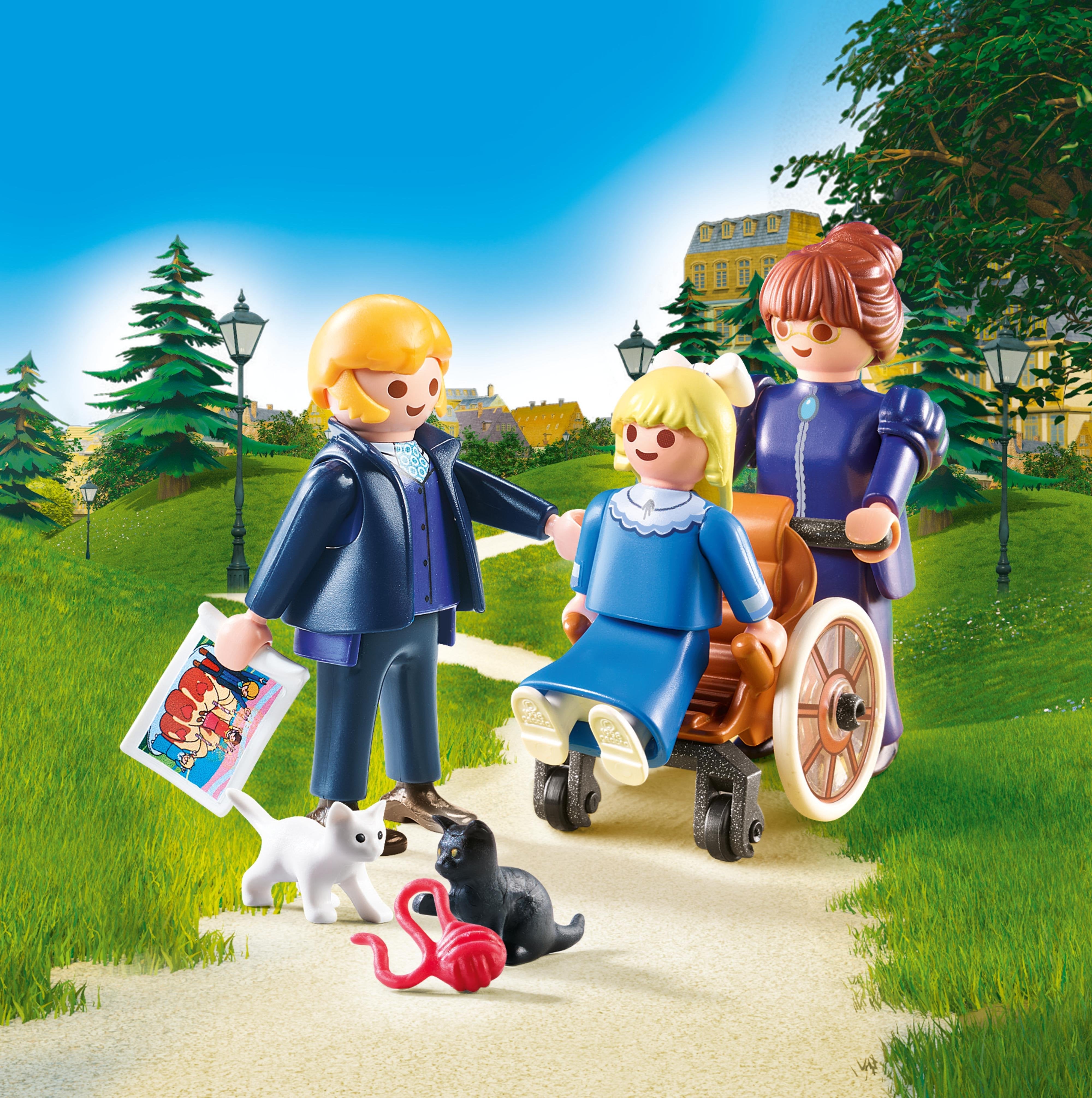 Playmobil 70258 Clara Con Su Padre Y Miss Rottenmeier