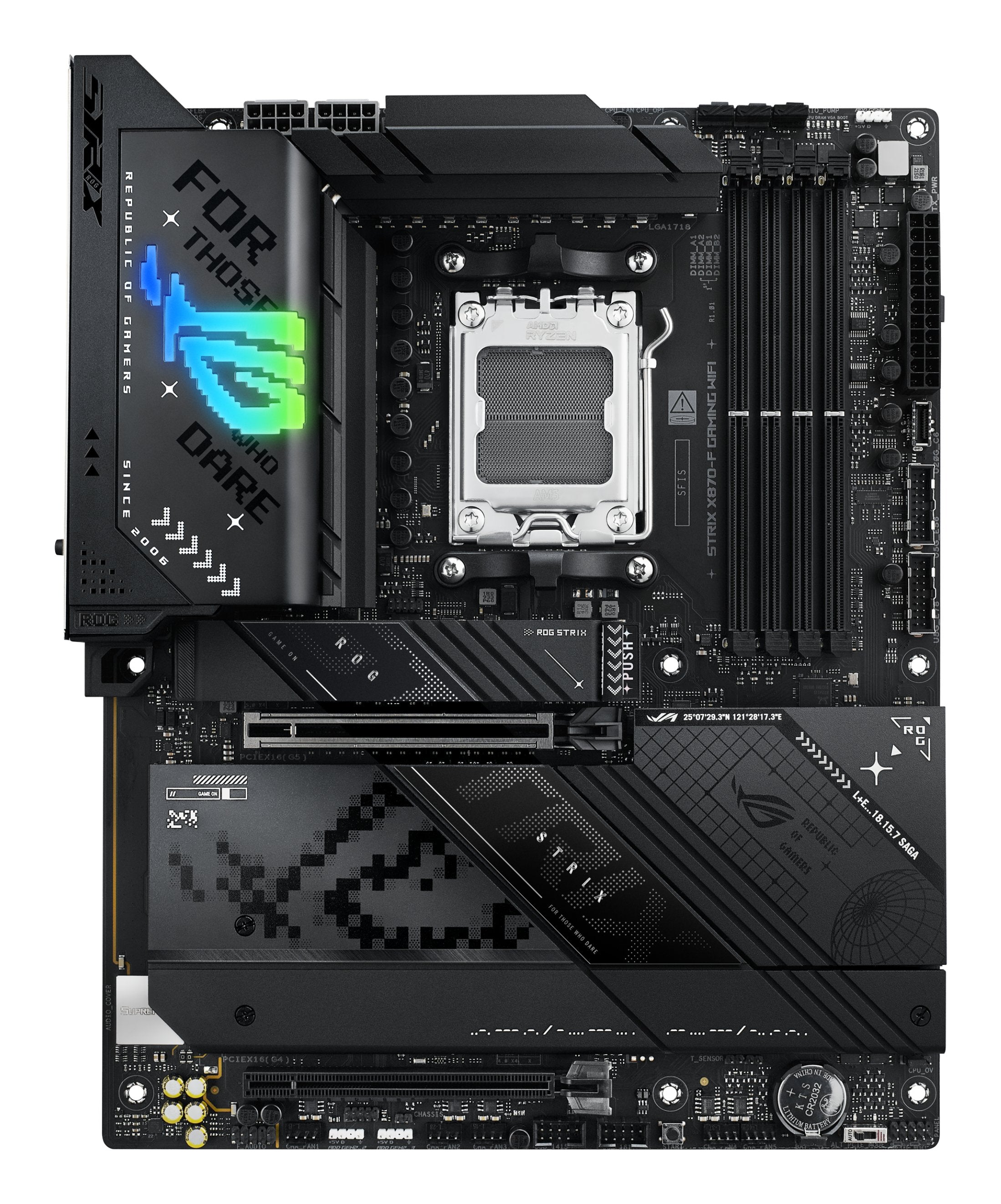 EAN 4711387732045 - ASUS ROG STRIX X870-F GAMING WIFI AMD X870 Zócalo AM5 ATX imagen 3