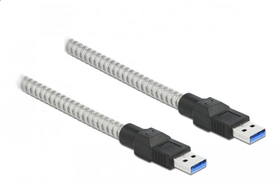 Delock Usb 5 Gbps Cable Typ-A Stecker Zu Typ-A Stecker Mit Metallmantel 2 M