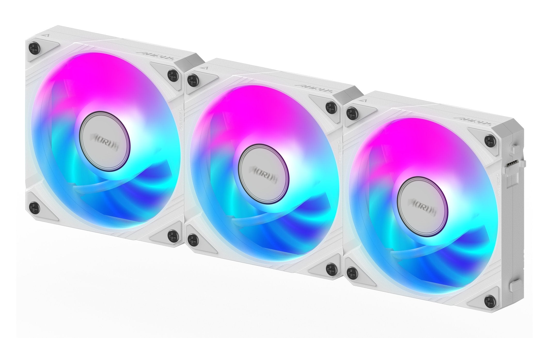 EAN 4719331555214 - GIGABYTE AORUS EZ CHAIN FAN 120 ICE Placa base Ventilador 12 cm Blanco 1 pieza(s) imagen 1