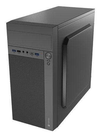 Caja Pc Natec Pc Case Helix Usb C Matx Mini Tower Black