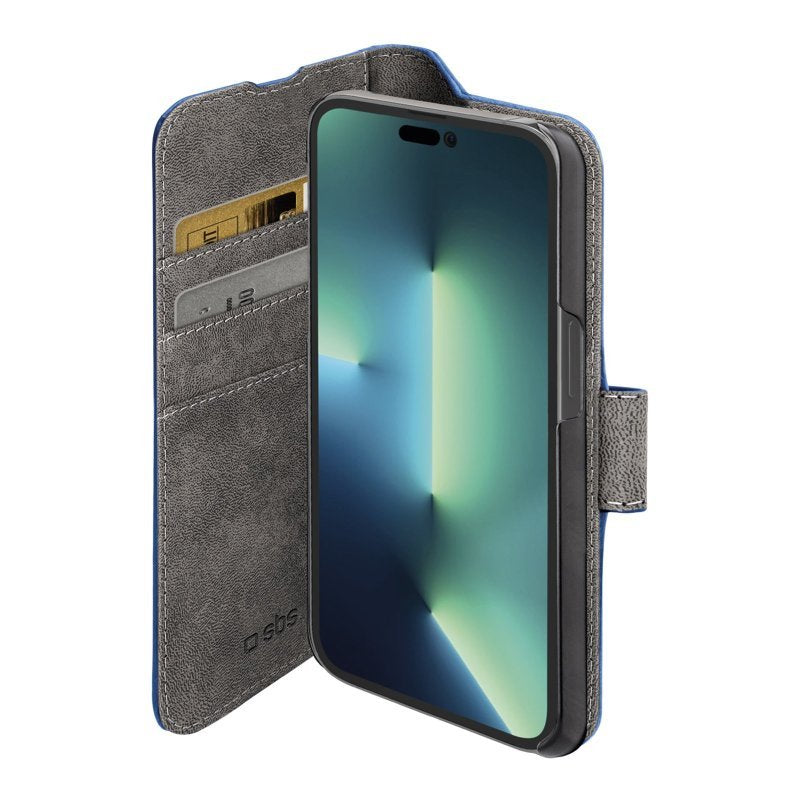 Sbs Tebkwalip1461pb Funda Para Iphone 14 Pro (6.1") Funda Cartera Azul