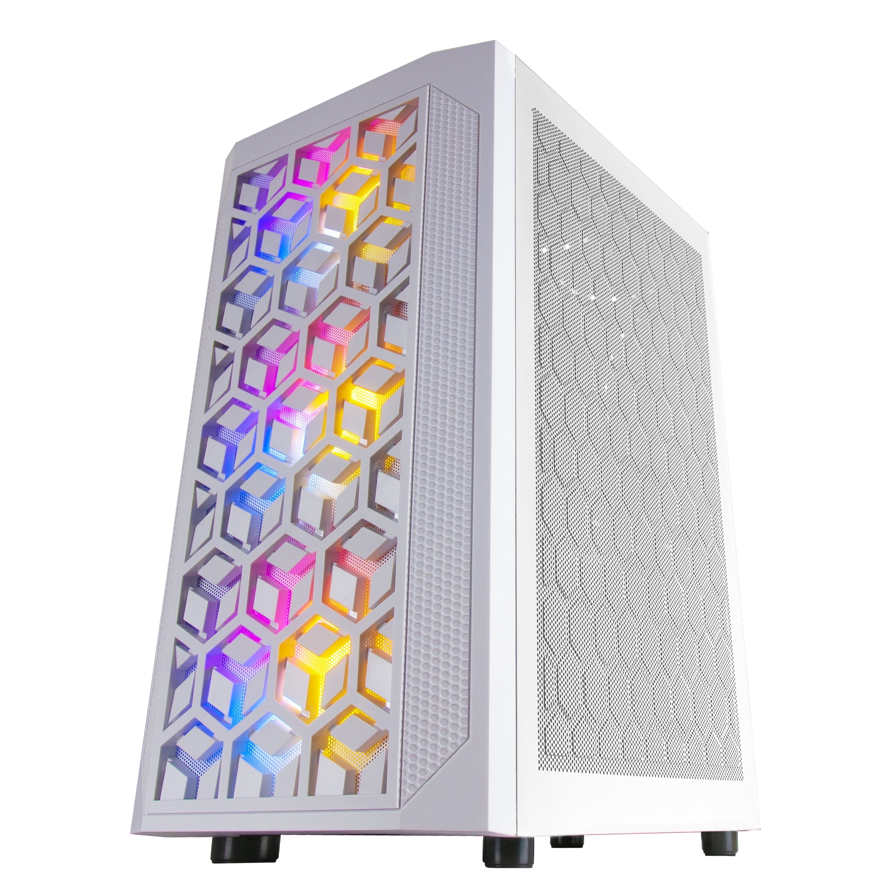 Caja Pc Marsgaming Microatx Mcmesh White