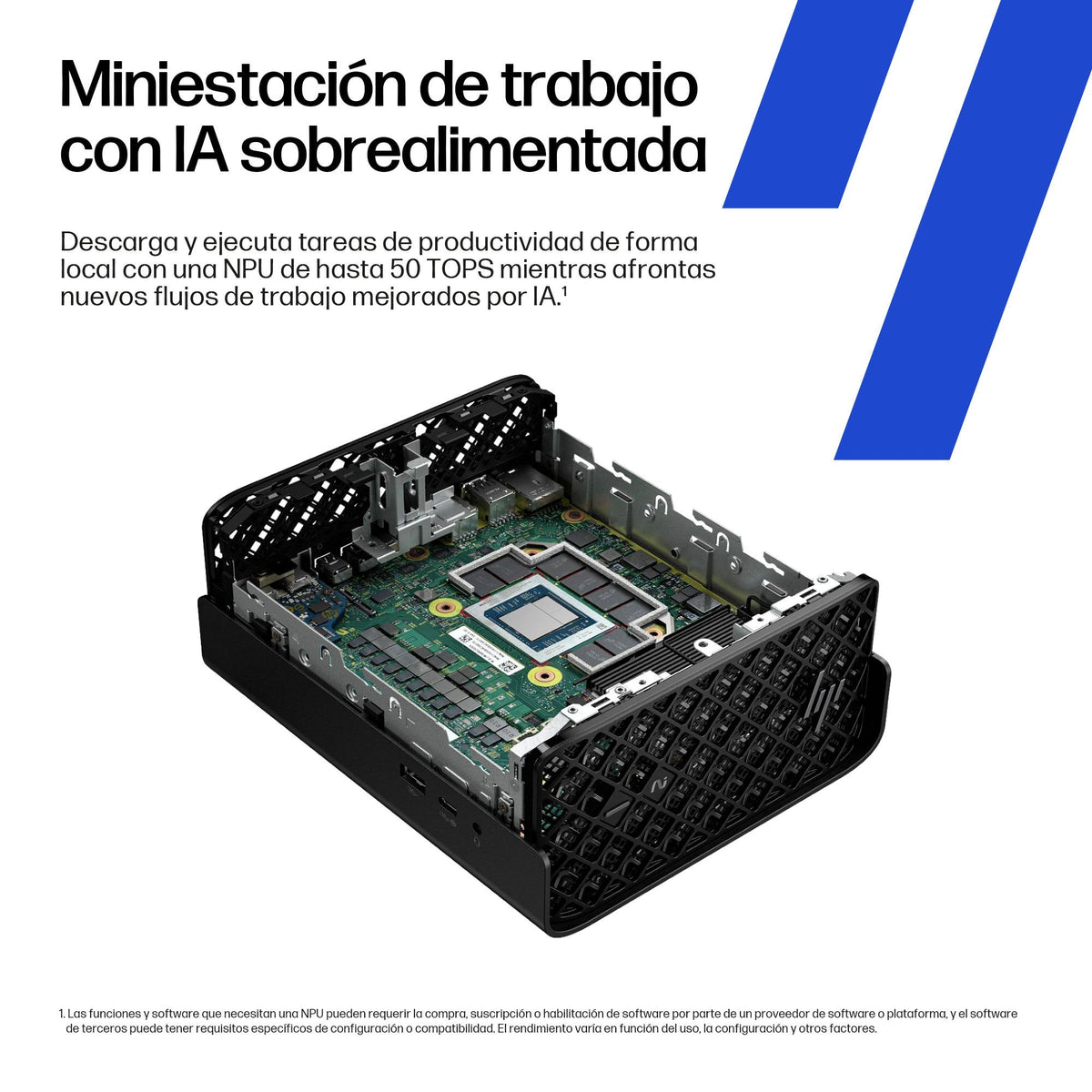 Hp Z2 G1a Copilot+ Pc Ai Pc Ai Workstation Mini 4u 1 X Ryzen Ai Max Pro 390 / Hasta 5 Ghz Ram 32 Gb Ssd 1 Tb Nvme Radeon 8050s Gigabit Ethernet 2.5 Gigabit Ethernet Ieee 802.11ax (Wi-Fi 6) Bluetooth 5.4 Ieee 802.11be (Wi-Fi 7) Win