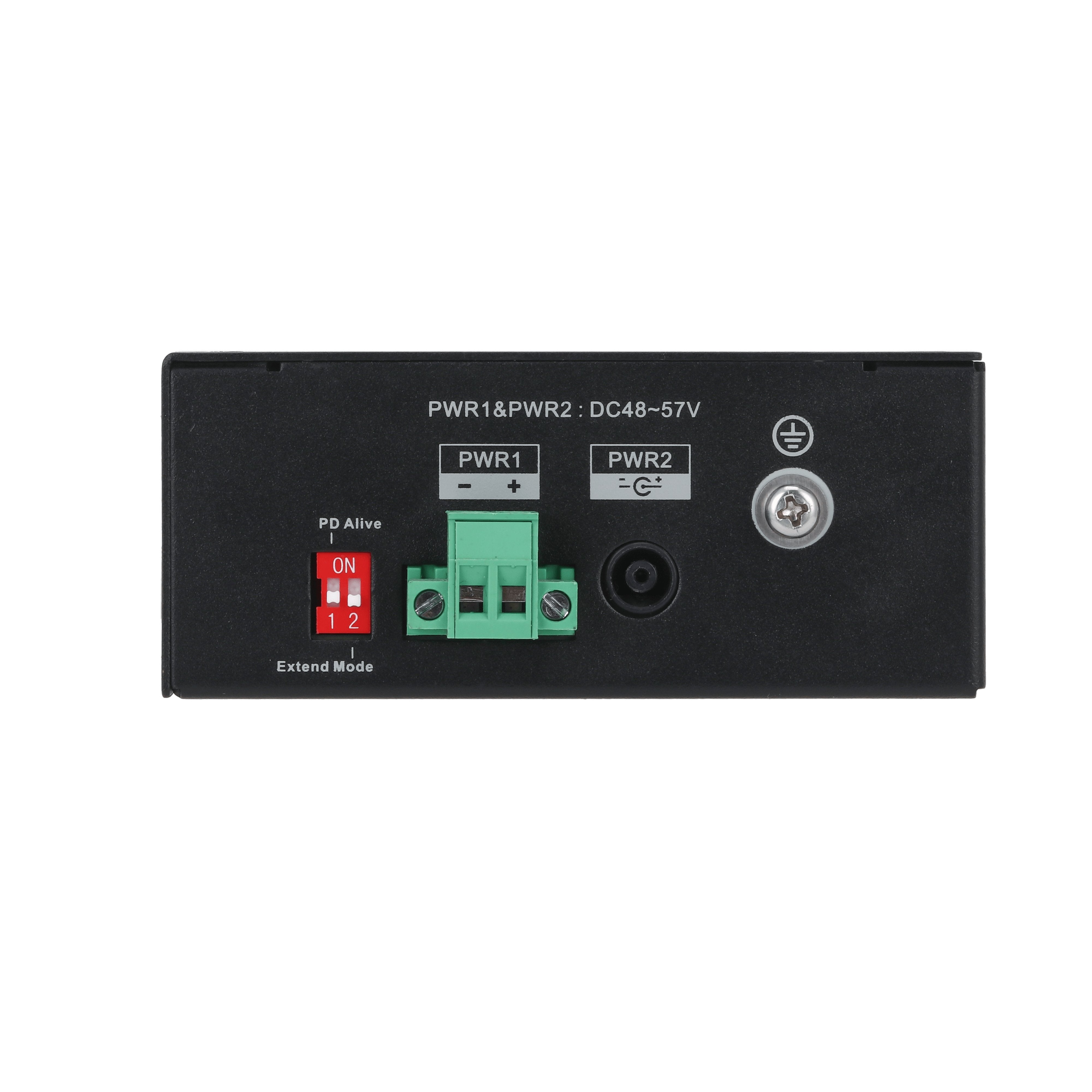 Switch Rango Temp Extendida 8 Puertos 10/100 +1 Uplink Gigabit +1sfp Layer 2 Hi-Poe 60w
