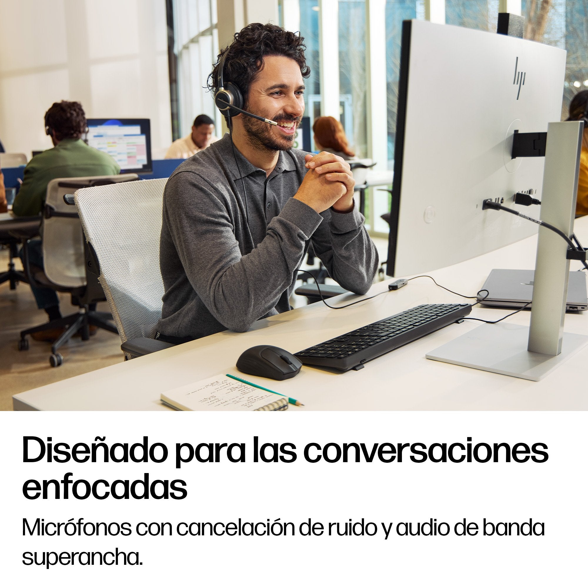 EAN 0199764365583 - HP Poly Mission 615 Monaural USB Wired Headset (Bulk) Alámbrico Diadema Oficina/Centro de llamadas USB Ty imagen 4