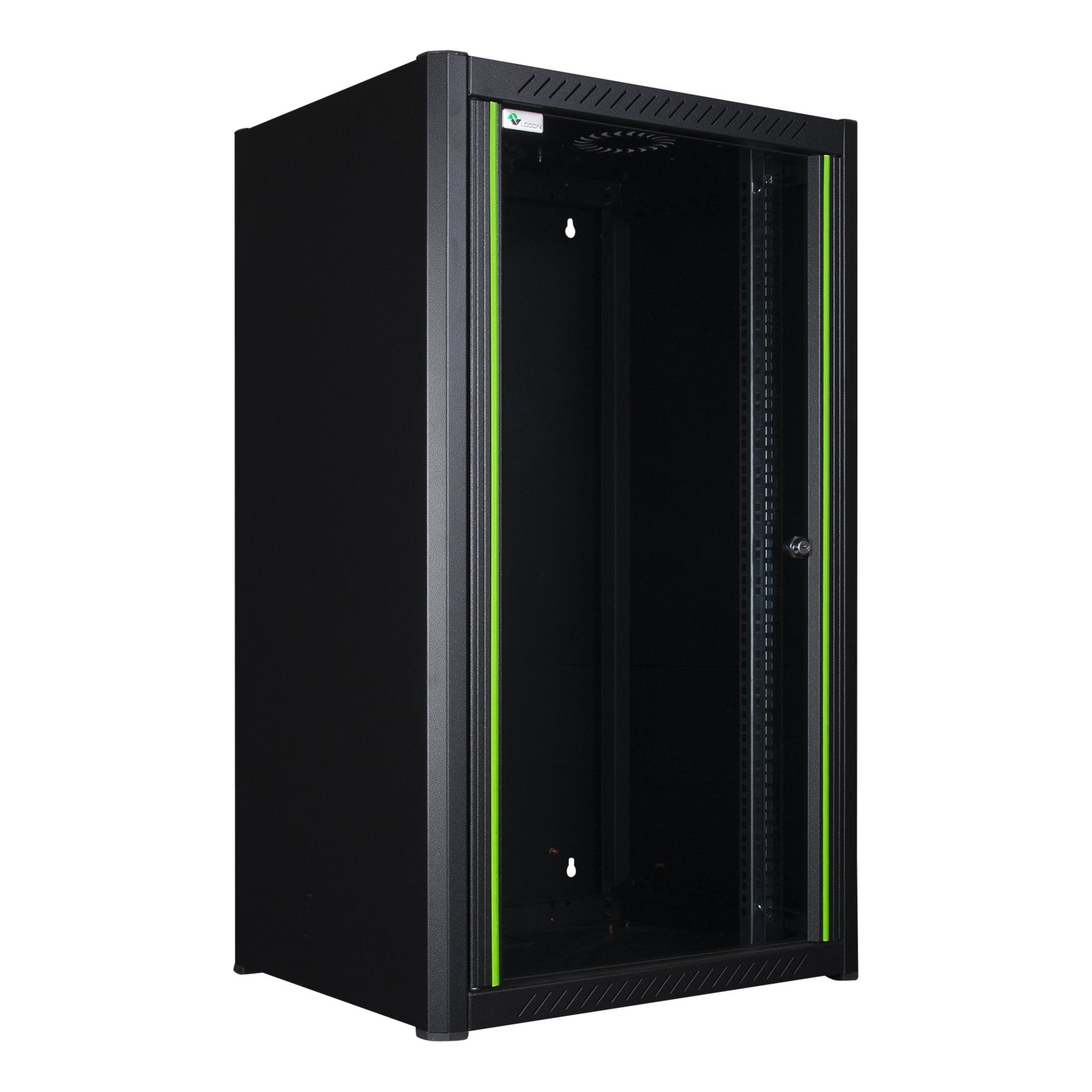 Logon Rwm20u45bl Armario Rack 20u Bastidor De Pared Negro