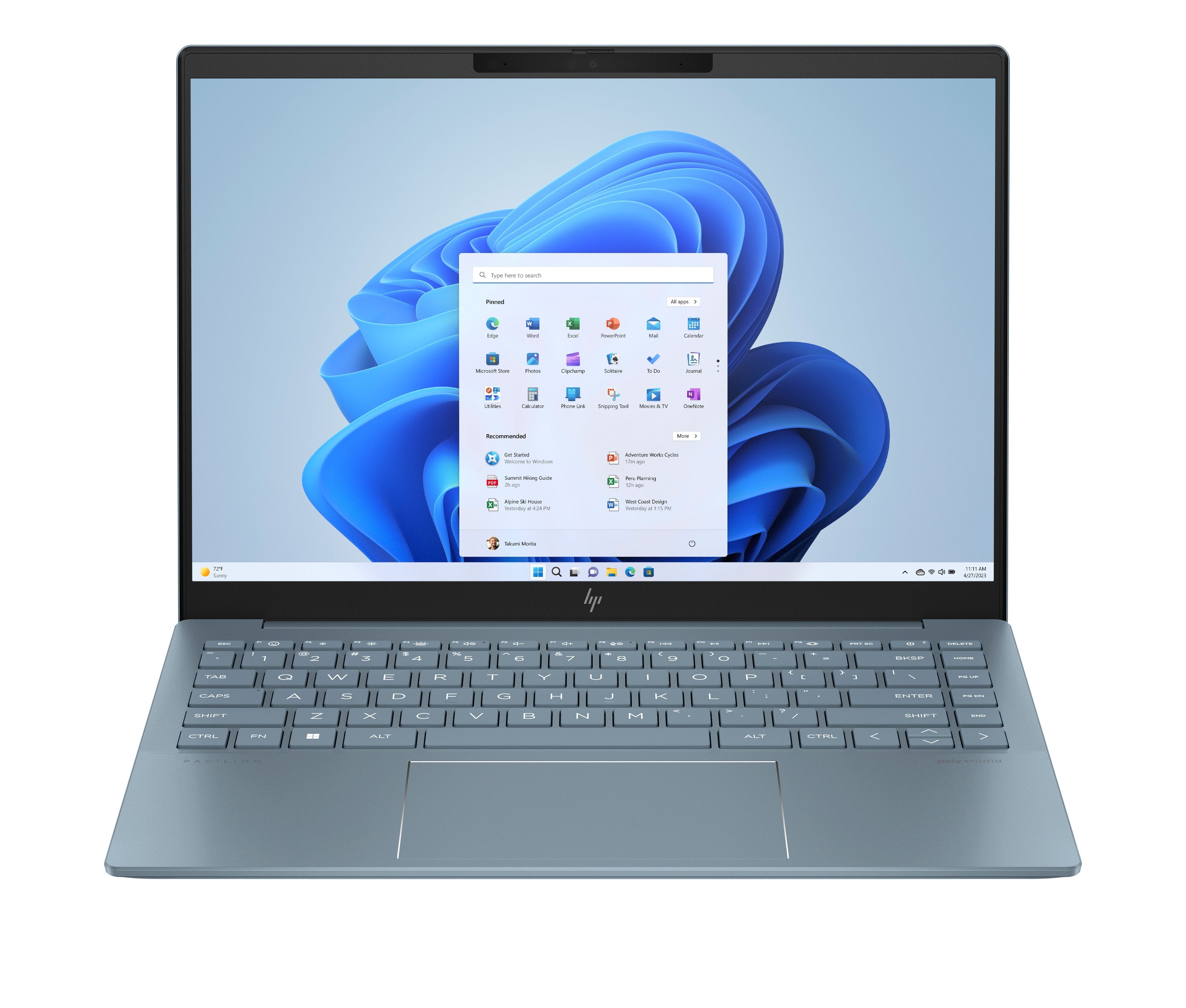 EAN 198122703203 - HP Pavilion Plus 14-ew1018ns Intel Core Ultra 7 155H Portátil 35,6 cm (14") 3K 32 GB LPDDR5x-SDRAM 512 GB imagen 1