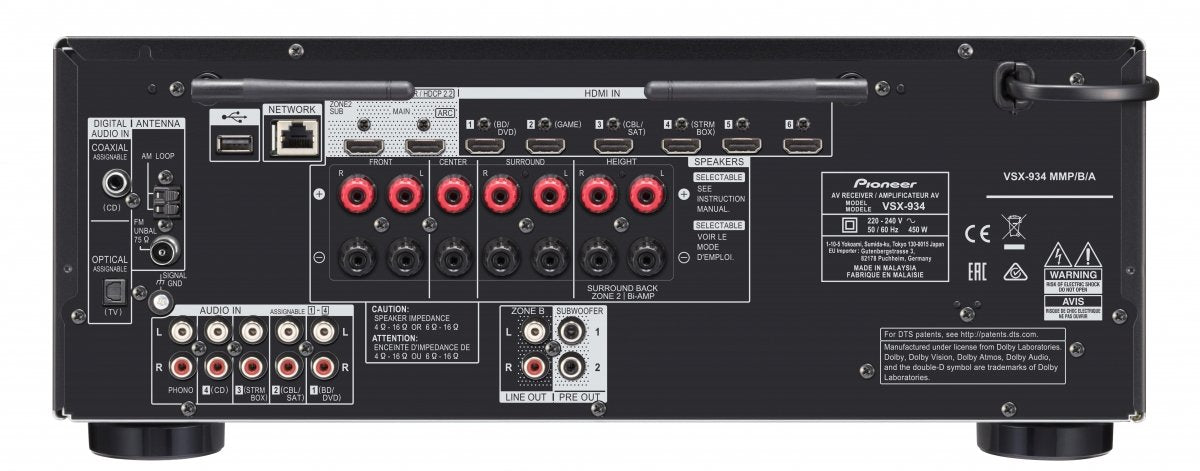 Pioneer Vsx-934-B Schwarz