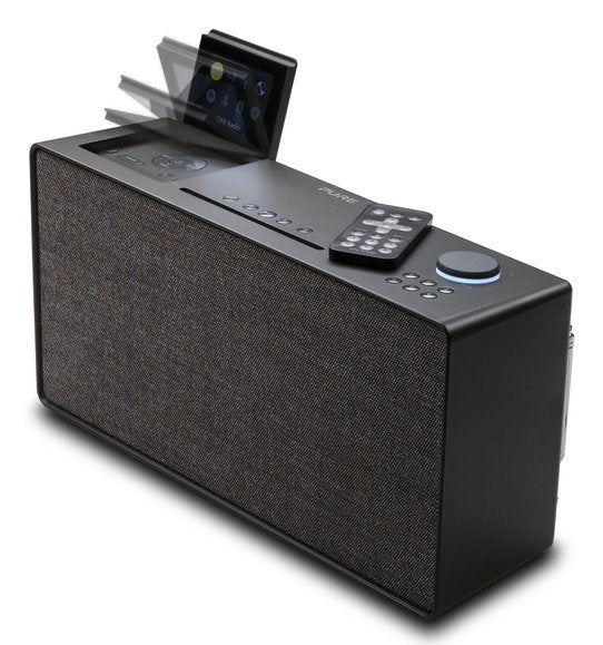 Pure Evoke Home Coffee Black / Microcadena 100w Con Altavoces Integrados