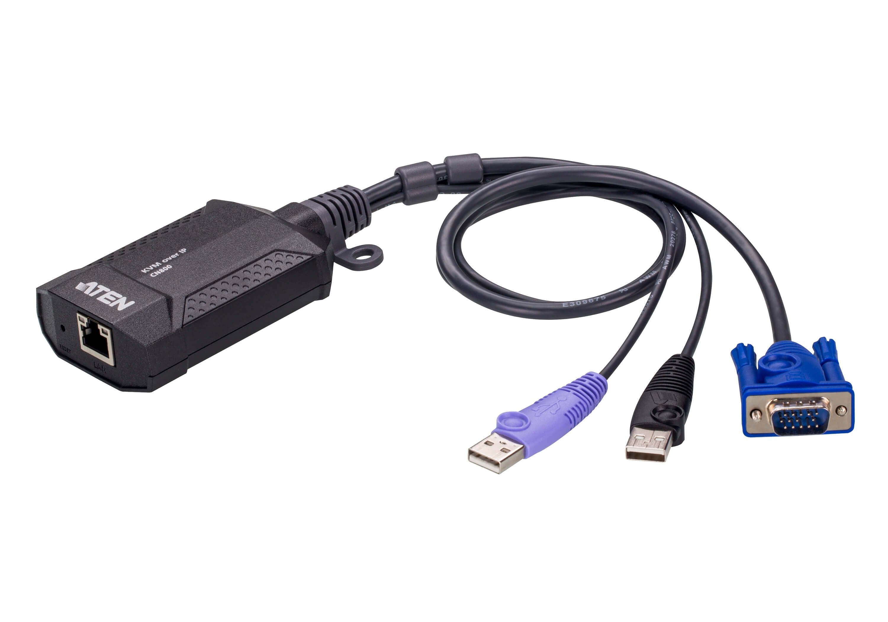 EAN 4710469349812 - ATEN CN800-AT interruptor KVM Negro, Púrpura imagen 1