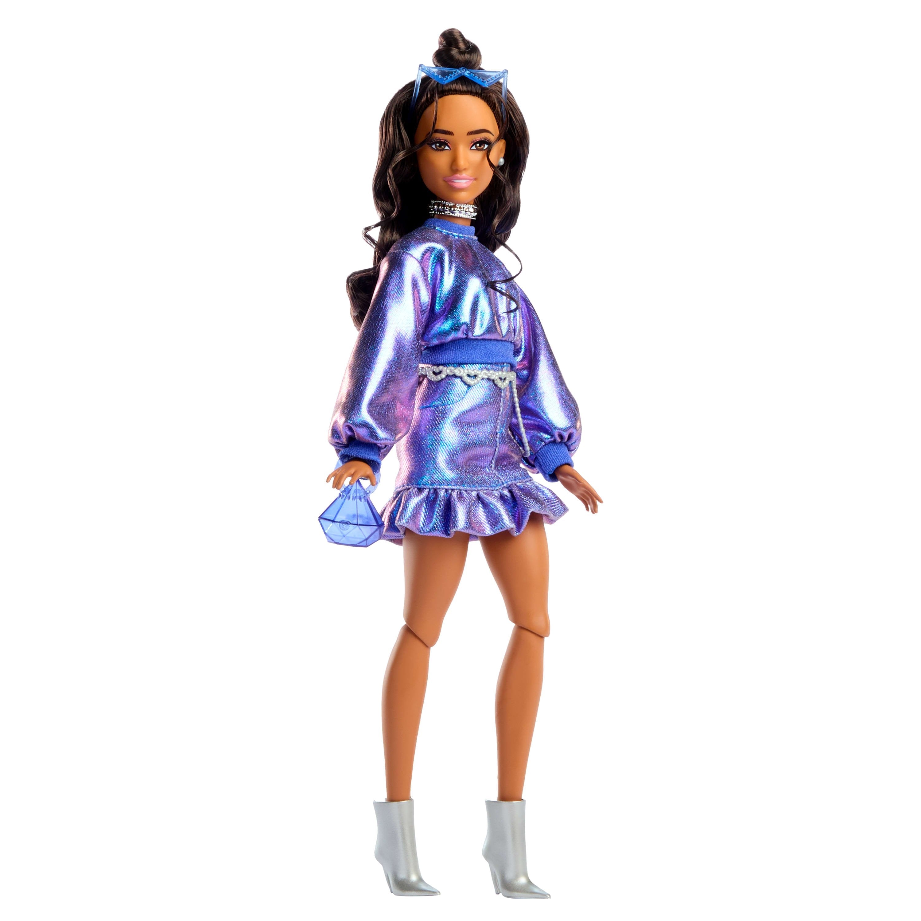Mattel Barbie Deluxe Style Im Azulen Metallic Outfit Jfp42