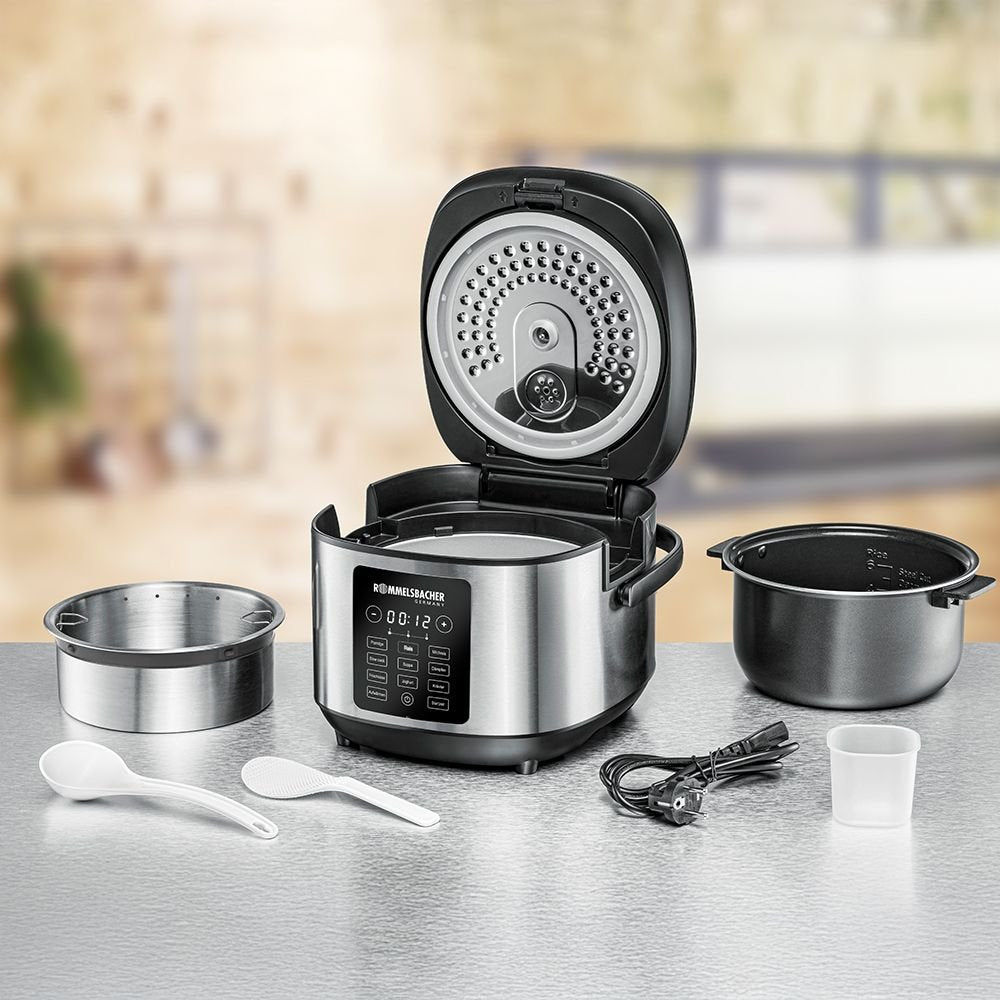 Rommelsbacher Multi-Reiskocher Mrk 650 (Edelstahl/Negro, 600 Watt, 3 Liter) Mrk 650