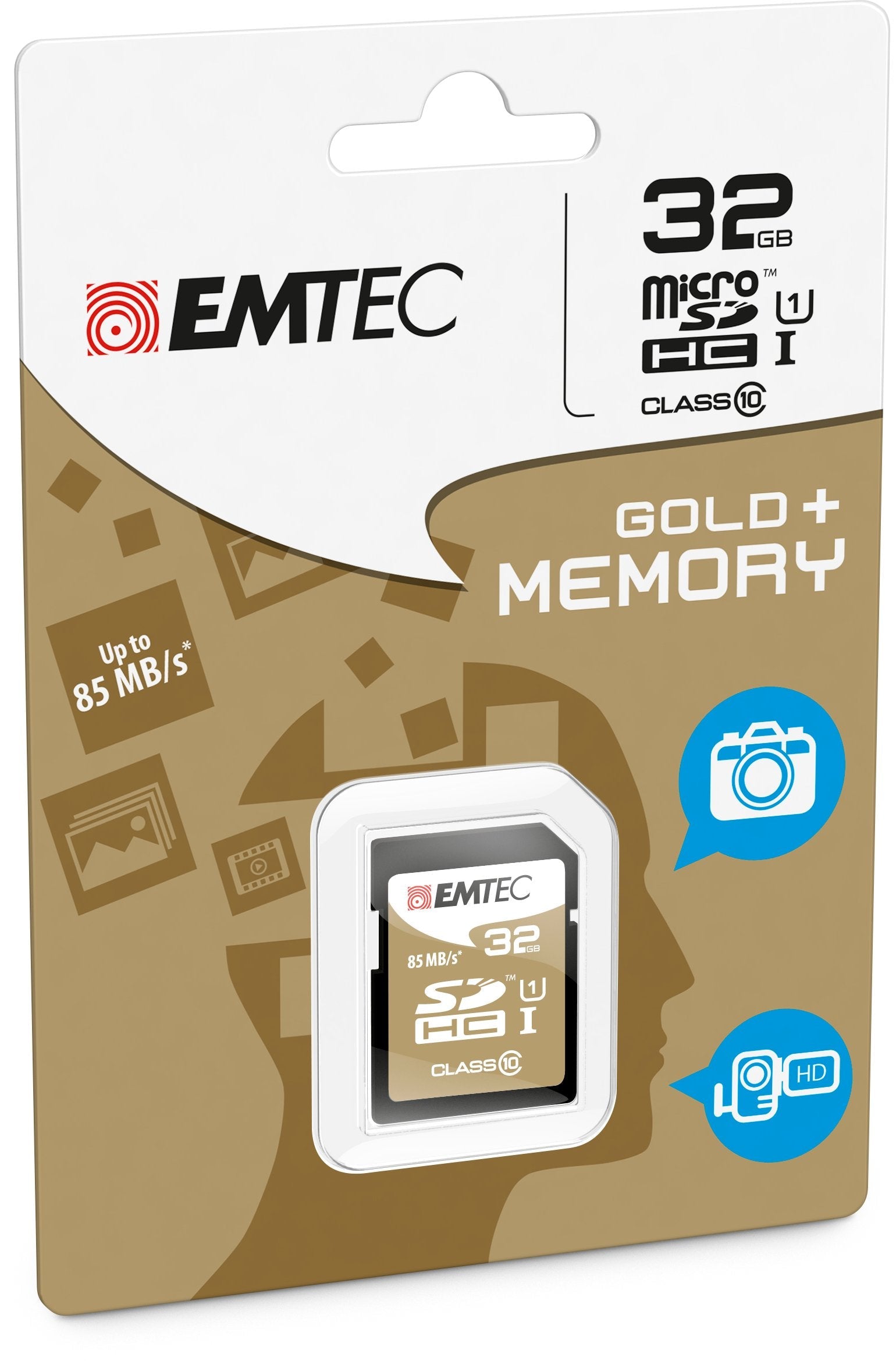 Micro Sd Emtec 32gb Sdhc Clase 10 Gold