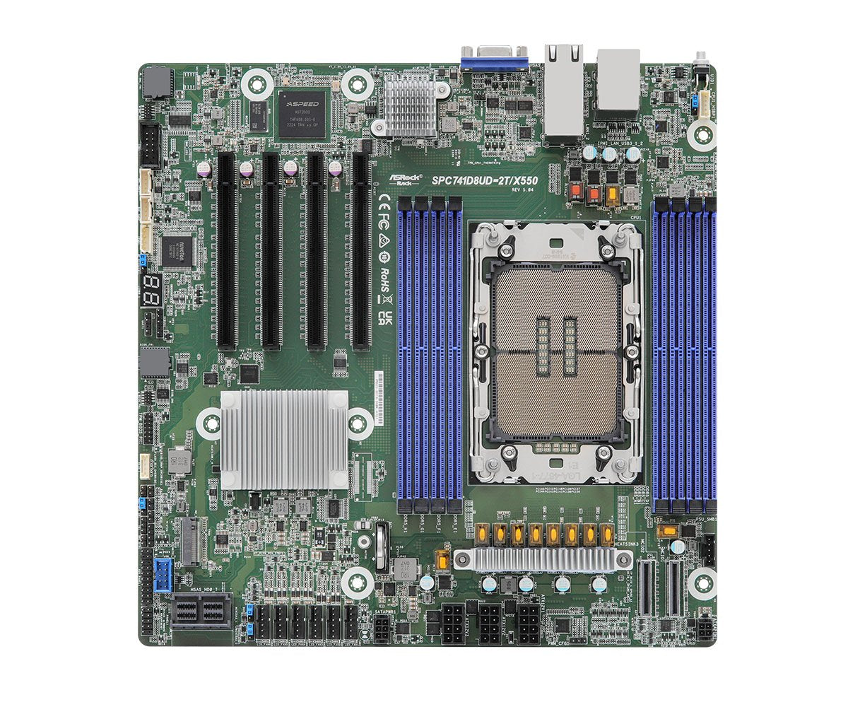 Asrock Placa Base Spc741d8ud-2t/X550 Micro-Atx Socket 4677 Single
