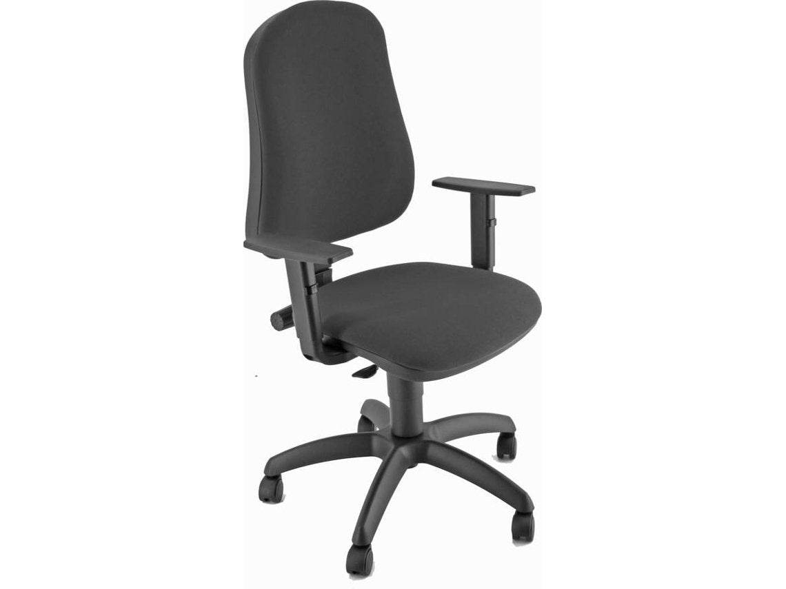 Unisit Silla Administrativa Cp Simple Negra Reposabrazos Ajustables