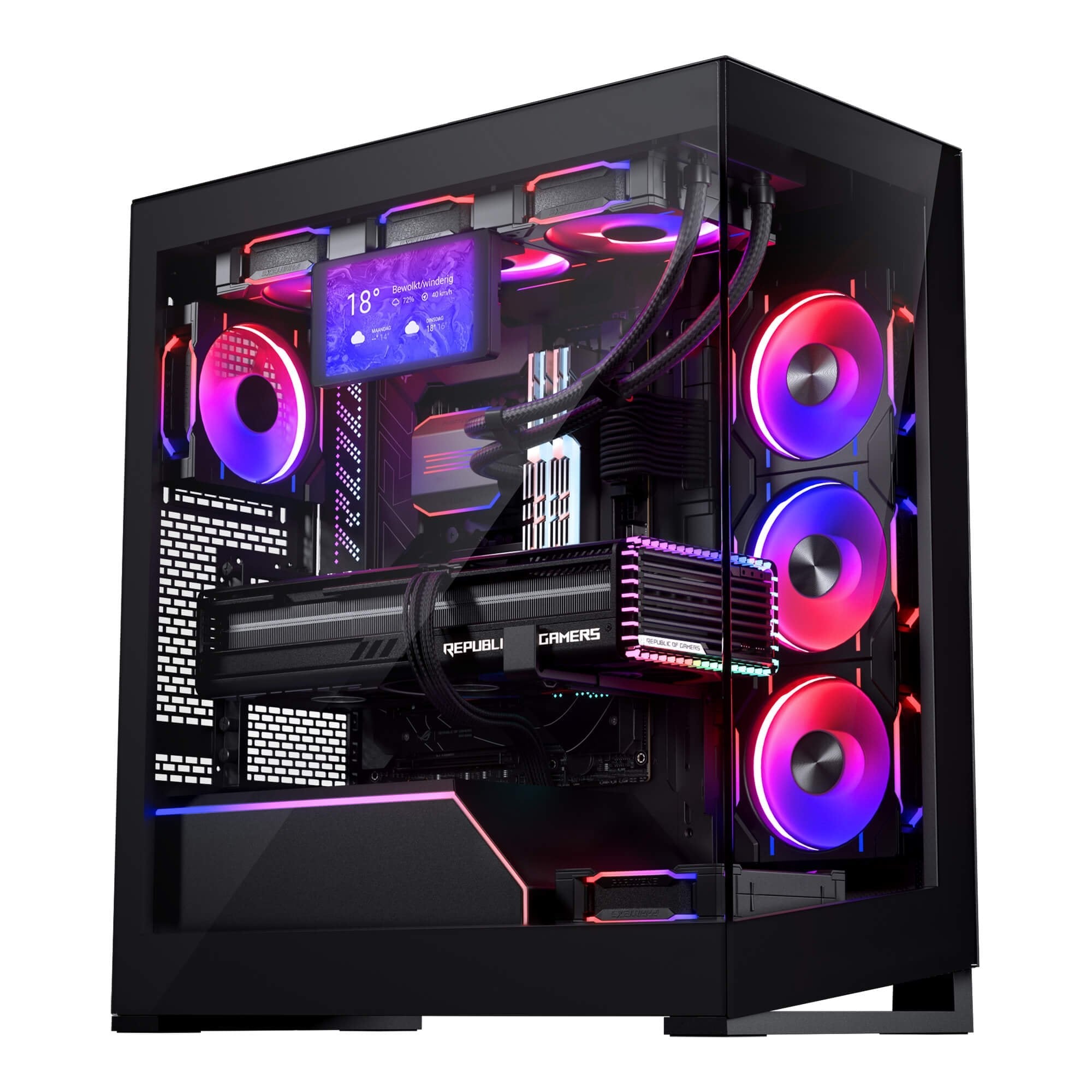 Phanteks 5,5 Pulgadas High Resolution Display Para Carcasa - Negro