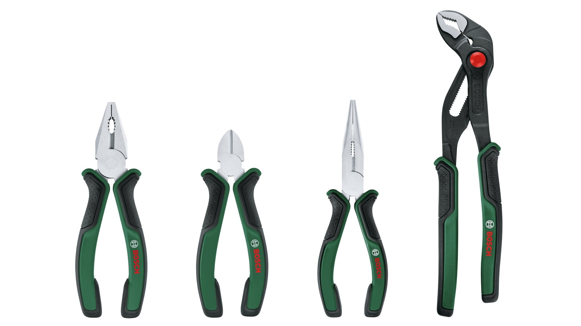 Bosch Heimwerken & Garten 1600a02w7k, Set De Pinzas Verde/Negro