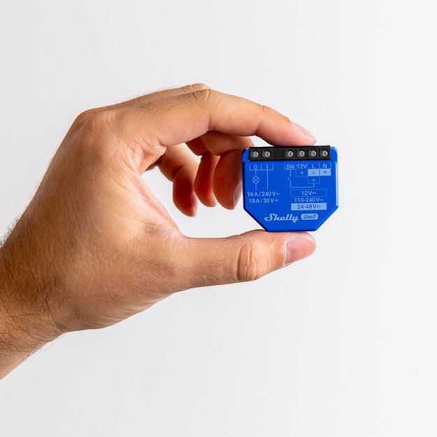 Shelly 1 Gen3 Azul - Relé Inteligente Wifi