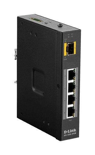 Switch D-Link Dis-100g-5psw 5 Puertos Rj-45 Gigabit 10 100 1000 Poe Sfp