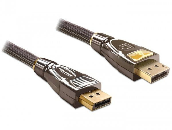 EAN 4043619827718 - DeLOCK 82771 cable DisplayPort 2 m Negro, Marrón imagen 1