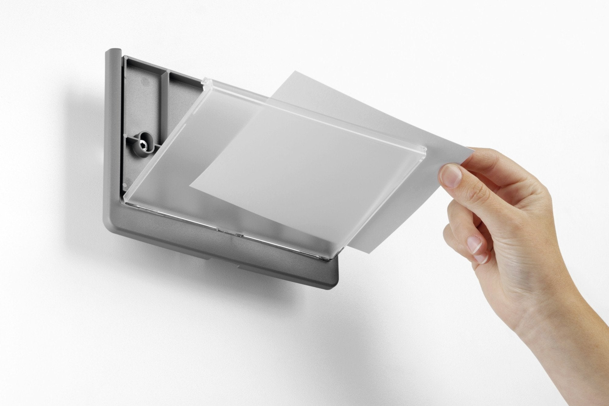 EAN 4005546405483 - Durable 486637 portacartel y stand de información Portacarteles A5 Plástico Grafito imagen 10