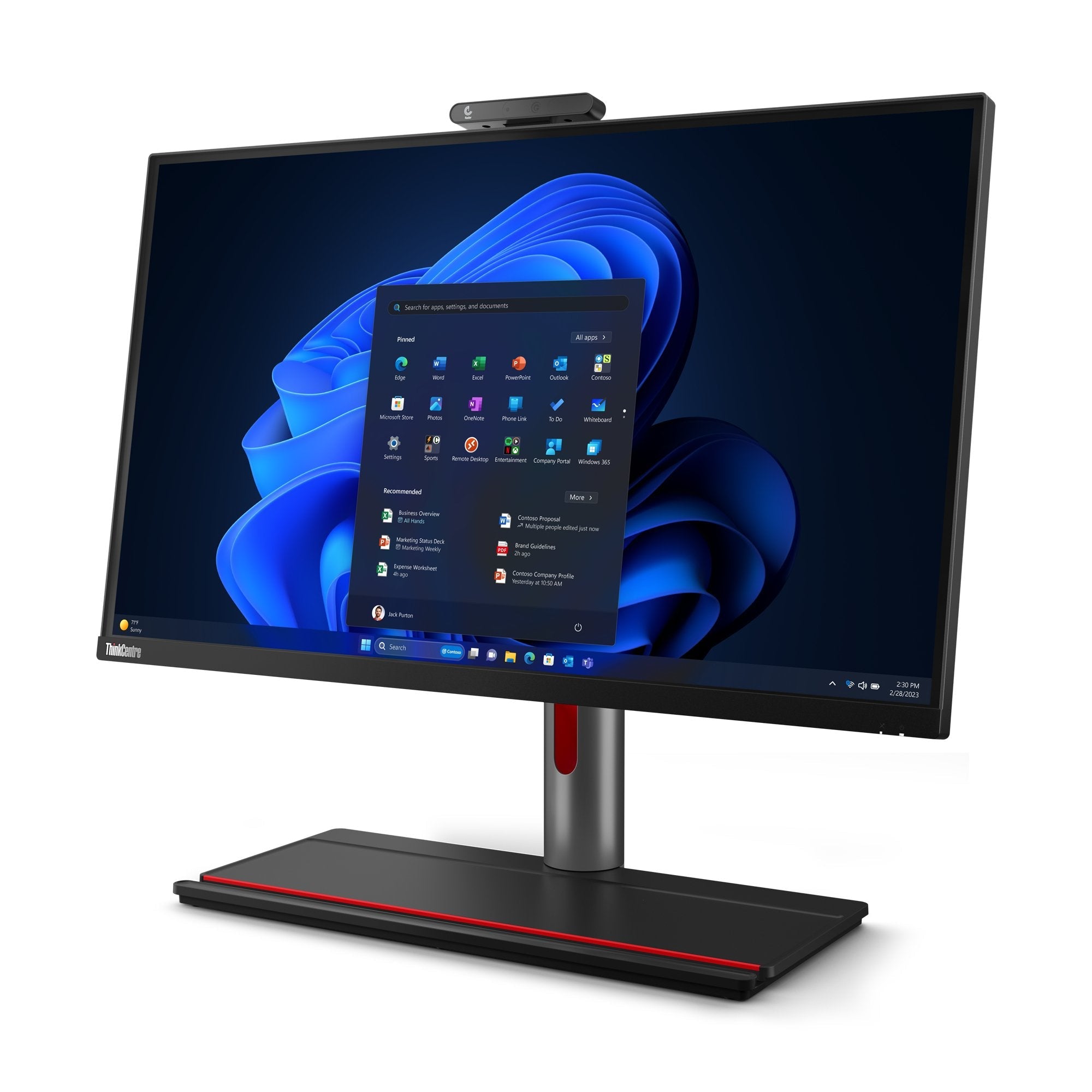 EAN 197532554672 - Lenovo ThinkCentre M90a Pro Gen 4 Intel® Core™ i5 i5-13500 68,6 cm (27") 2560 x 1440 Pixeles PC todo en un imagen 2