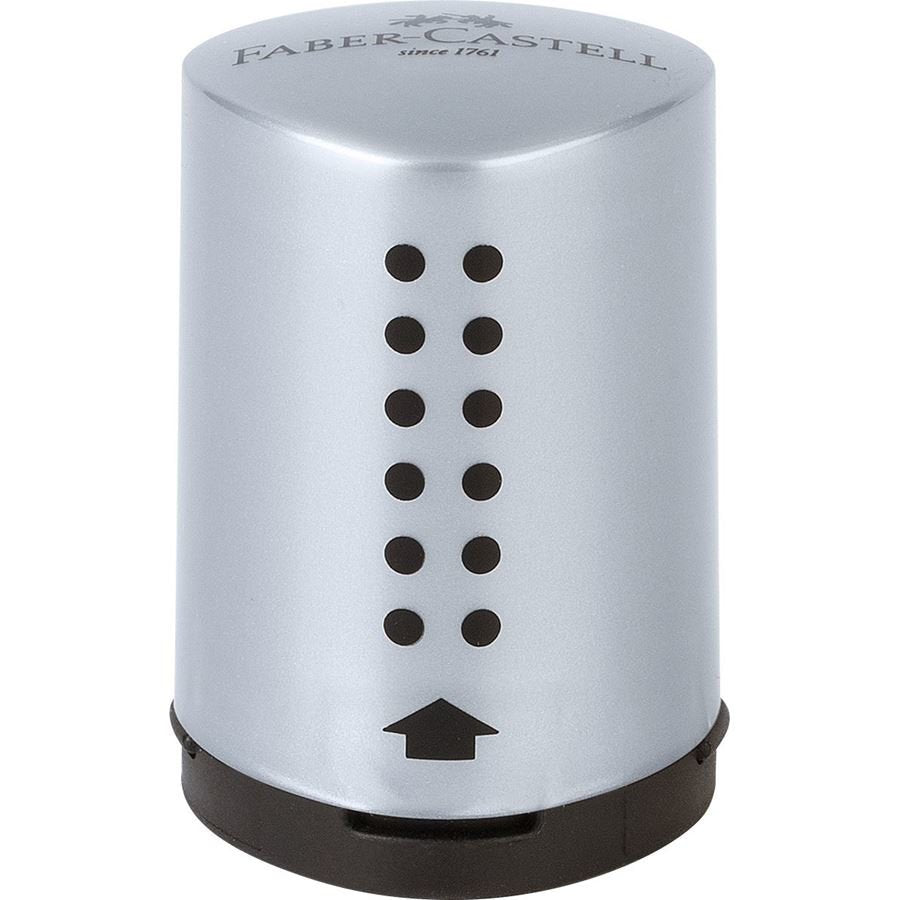 EAN 4005401837008 - Faber-Castell 183700 sacapuntas Sacapuntas manual Negro, Plata imagen 1