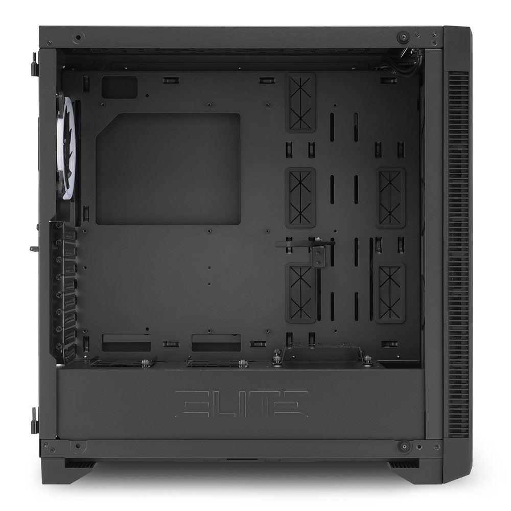 Caja Pc Sharkoon Elite Shark Ca200m, Big-Tower-Gehäuse Schwarz, Tempered Glass