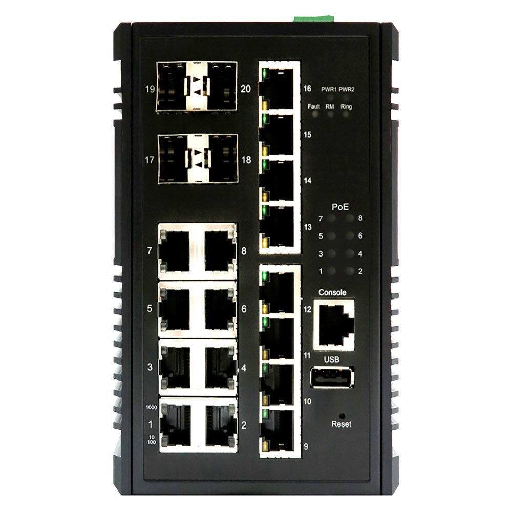 EAN 4717964703347 - Edimax IGS-5416P switch Gestionado Gigabit Ethernet (10/100/1000) Energía sobre Ethernet (PoE) Negro imagen 5
