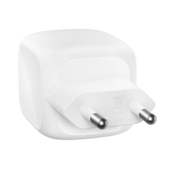 Belkin Ladegerät Dual Usb-C 50w Pd + Pps ,Weiss Wch019kqwh