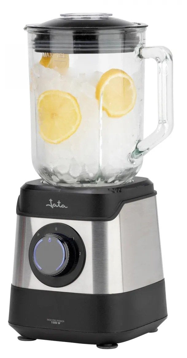 EAN 8421078039587 - JATA JEBT3855 licuadora 1,8 L Batidora de vaso 1500 W Negro, Acero inoxidable, Transparente imagen 2
