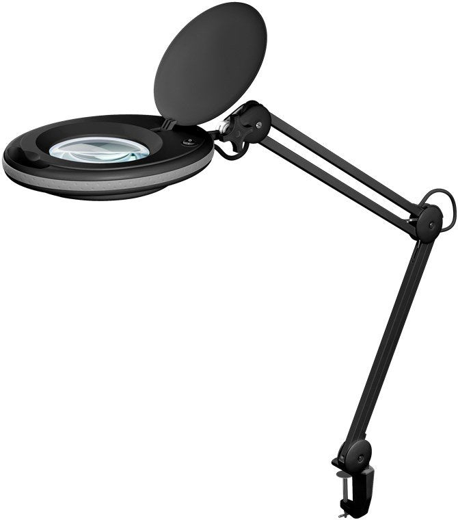 Lupa 8w 650lm 127mm 60led Klemm Negra